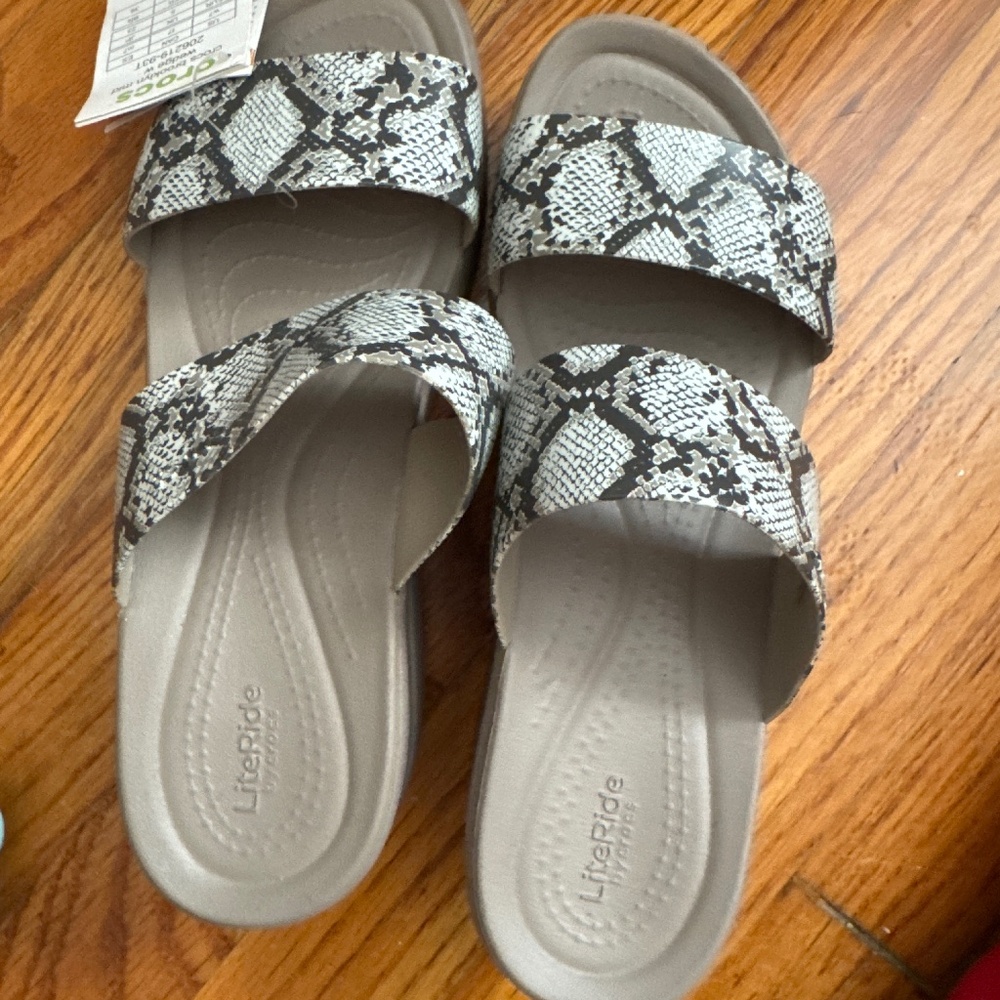 Croc sandals